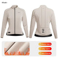 INBIKE Winter Fleece Women's Cycling Jersey Thermal MTB Biking Colthing Road Bike Jacket Windproof Bicycle Tops with 3 Pockets