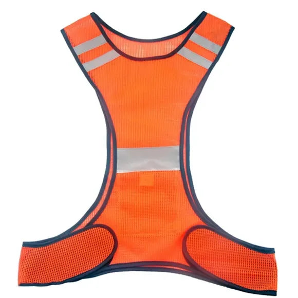 WEST BIKING Safety Warnning Vest LED Running Light USB Charge Adjustable Cycling Vest Night Warning Work Fishing Sports Vest