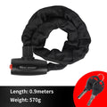 WEST BIKING Anti-theft Bicycle Lock MTB Road Bike Safety Chain Lock With 2 Keys Outdoor Cycling Bicycle Accessories Bike Locks