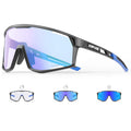 Kapvoe New Outdoor Photochromic Cycling Sunglasses Men Women MTB Glasses UV400 Bicycle Eyewear Sports Hiking Road Bike Goggles