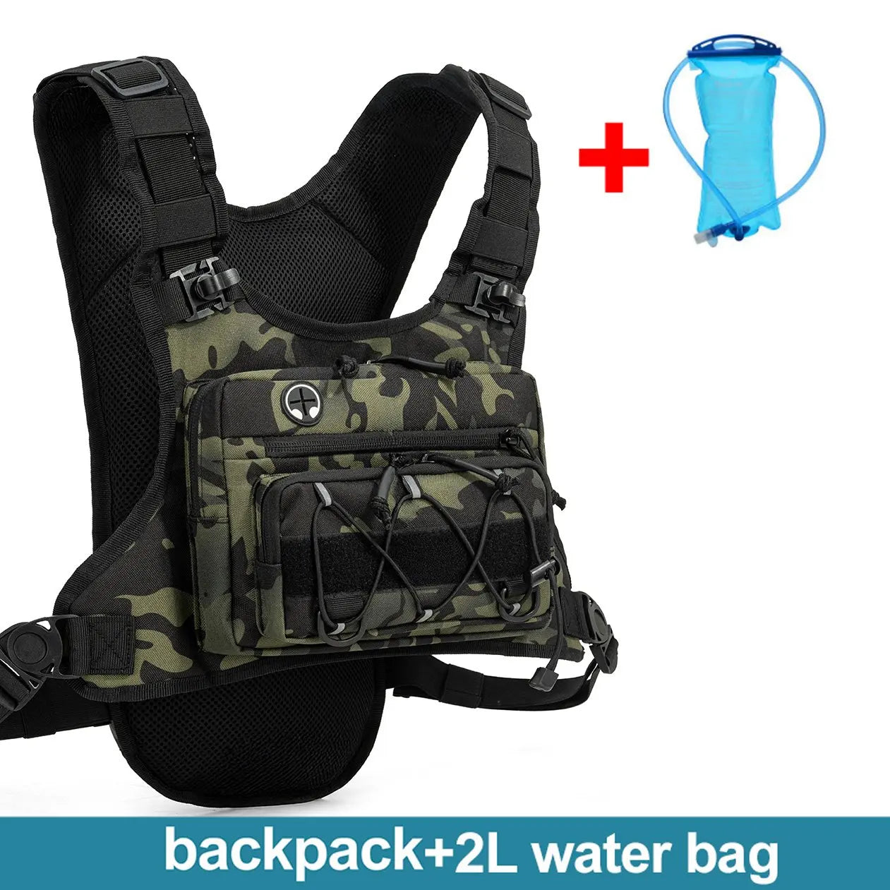 Running Chest Pack Hydration Vest For Cycling Hiking Bicycle Race Marathon Bag Men Women Sports Tactical Pouch Camping Backpack
