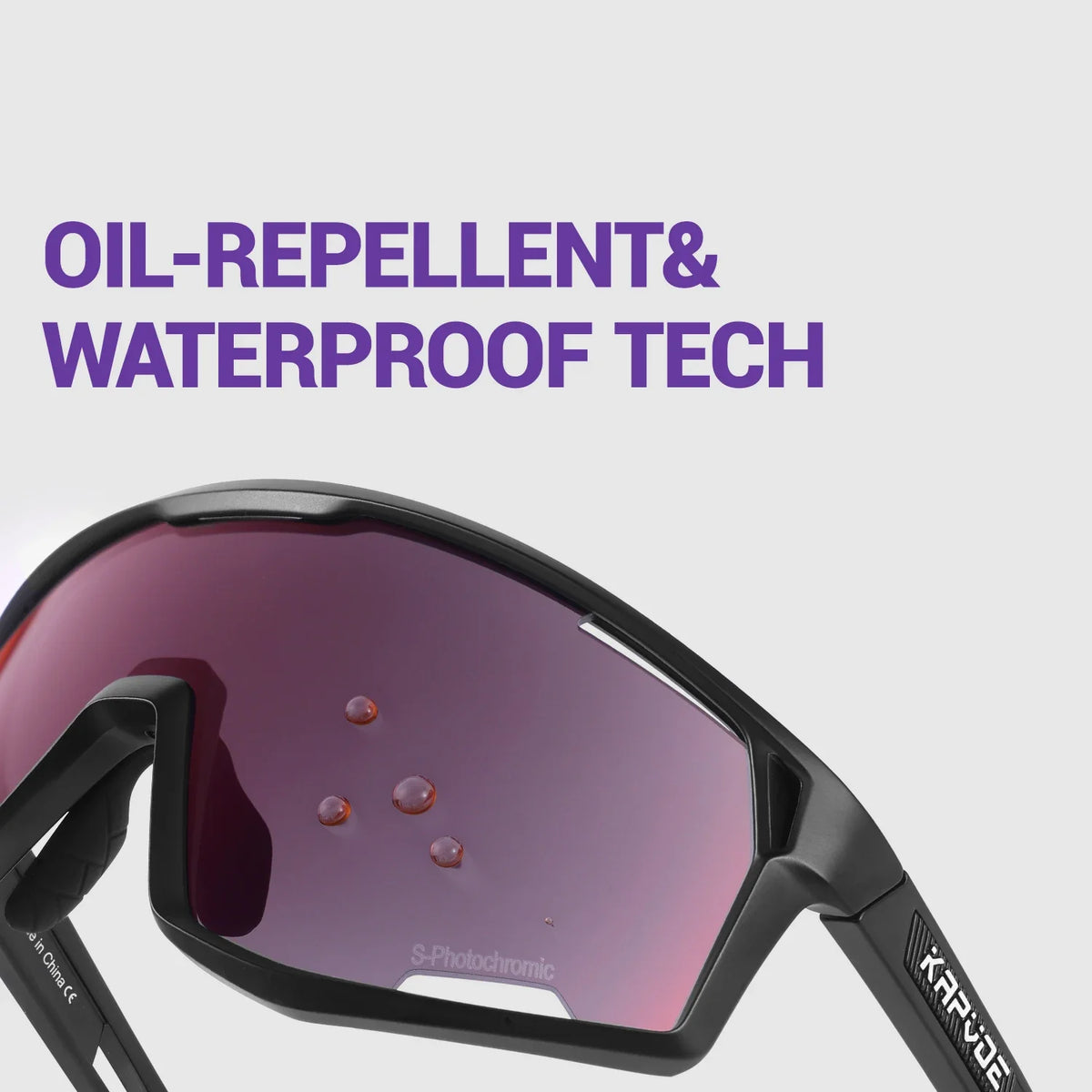 Kapvoe New Outdoor Photochromic Cycling Sunglasses Men Women MTB Glasses UV400 Bicycle Eyewear Sports Hiking Road Bike Goggles
