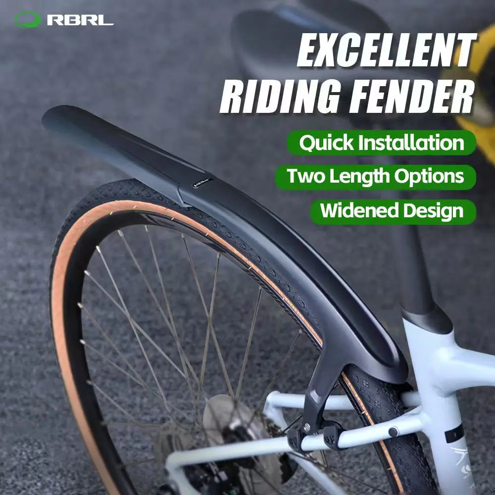 RBRL Bicycle Mudguard 700c Road Bike Fender Quick Release Gravel Bike Mudguard Strong PP Mud Proof for Bicycle Accessories