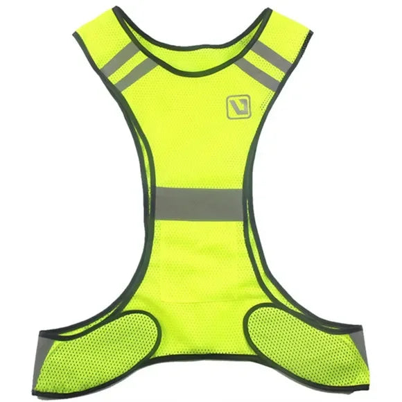 WEST BIKING Safety Warnning Vest LED Running Light USB Charge Adjustable Cycling Vest Night Warning Work Fishing Sports Vest