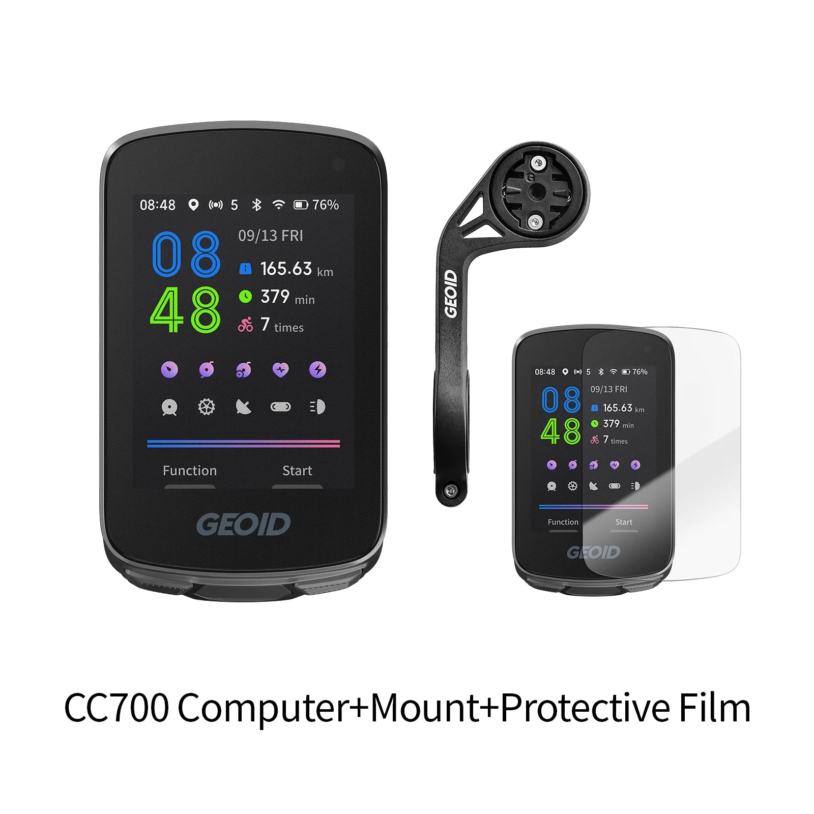 GEOID CC600/CC700 Bike Computer Wireless Color Screen Bicycle Speedometer ANT+ WIFI Cycling Speedometer IPX7 Waterproof Odometer