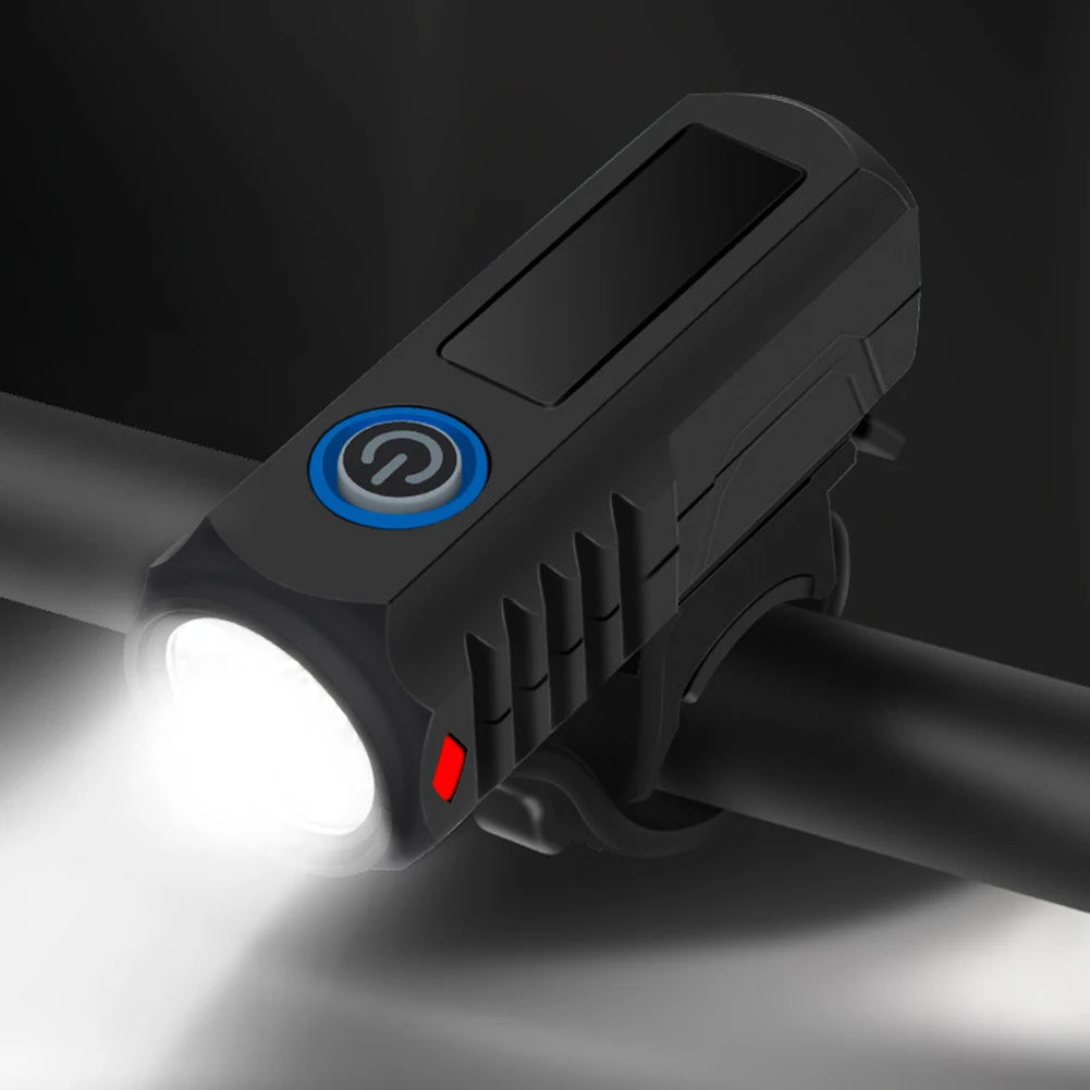 LED Bicycle Headlight High Brightness Bike Handlebar Flashlight USB Charging MTB Bike Headlight Bicycle Accessories