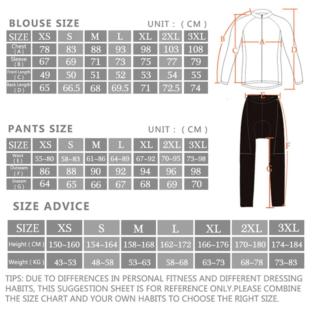 2025 Raudax Women Long Sleeve Jersey Pure Dye Coral Winter Cycling Clothing Outdoor Riding MTB Ropa Ciclismo Velveteen Bike Set