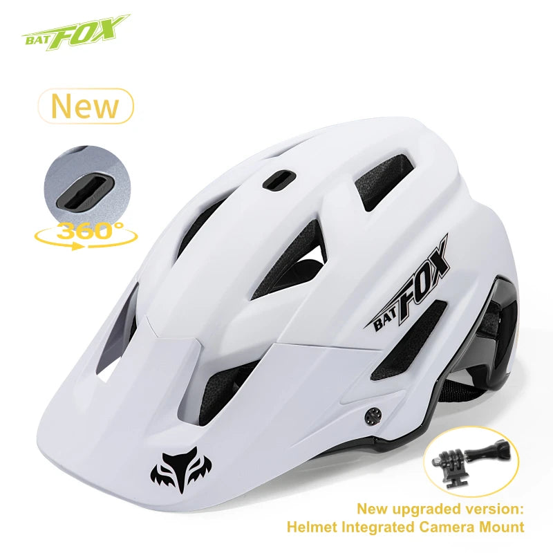 BATFOX MTB Helmet Cycling Men’s Bicycle Helmet Casco Bicicleta Ultralight Racing Speedframe Mountain Road Bike Helmets
