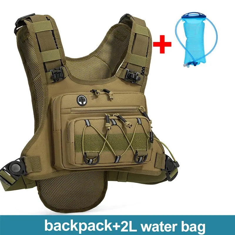 Running Chest Pack Hydration Vest For Cycling Hiking Bicycle Race Marathon Bag Men Women Sports Tactical Pouch Camping Backpack
