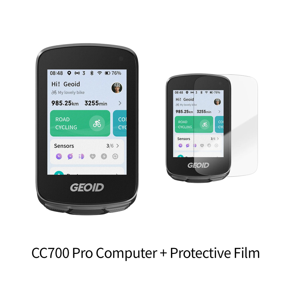 GEOID CC600/CC700 Bike Computer Wireless Color Screen Bicycle Speedometer ANT+ WIFI Cycling Speedometer IPX7 Waterproof Odometer