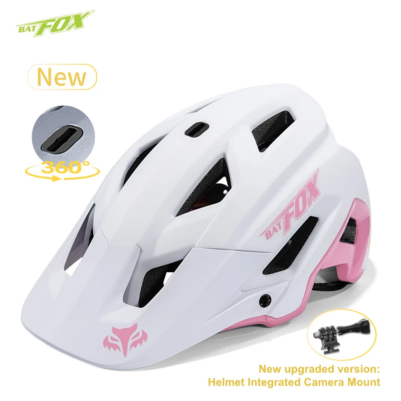 BATFOX MTB Helmet Cycling Men’s Bicycle Helmet Casco Bicicleta Ultralight Racing Speedframe Mountain Road Bike Helmets