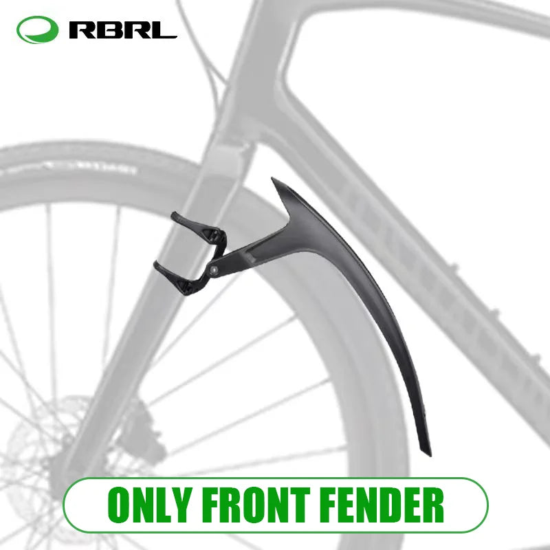 RBRL Bicycle Mudguard 700c Road Bike Fender Quick Release Gravel Bike Mudguard Strong PP Mud Proof for Bicycle Accessories
