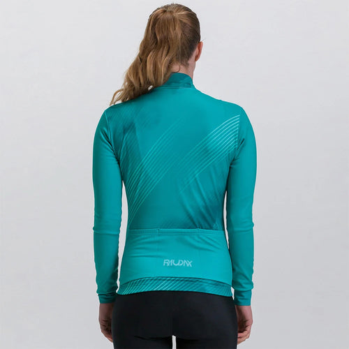 2025 Raudax Women Long Sleeve Jersey Pure Dye Coral Winter Cycling Clothing Outdoor Riding MTB Ropa Ciclismo Velveteen Bike Set