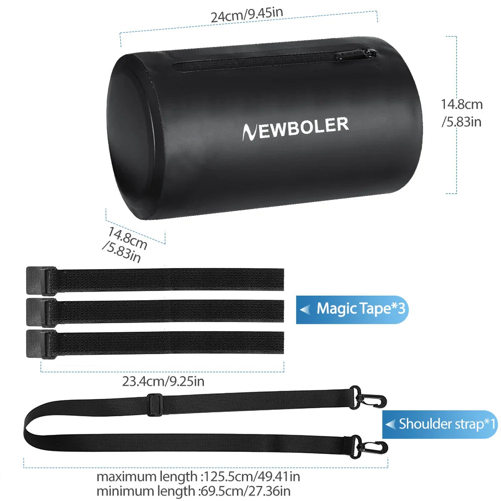 NEWBOLER 5L New Handlebar Bag Bicycle Bags Frame Pannier Bag Multifunction Portable Shoulder Bag Bike Accessories