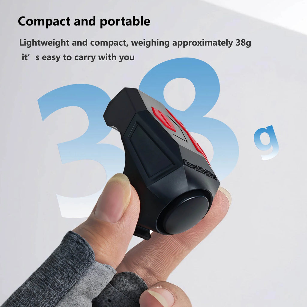 SHIZIWANGRI 120dB Bicycle Electronic Horn Anti-theft Alarm Type-C Rechargeable 200mAh Bike Bell Waterproof MTB Road Cycling Handlebar Warning Horn