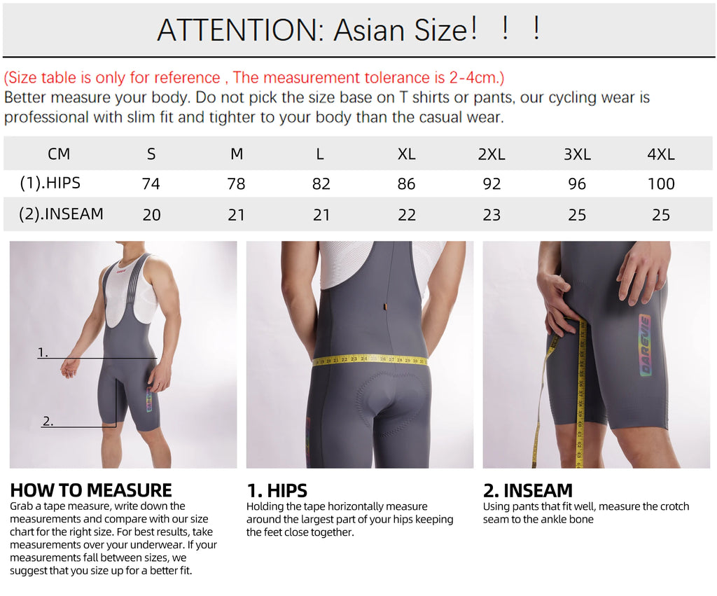 DAREVIE Men's Cycling Bretelle Seamless 2.0 PRO Level Men Cycling Shorts 6H 500KM Ride Men's Cycling Bib Shorts 4-Way Stretch