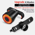 ROCKBROS Local Shipping Q50 Bicycle Light IPx6  Auto Brake Sensing Smart Rear Light USB Charging Taillight Cycling Q5 Flashlight