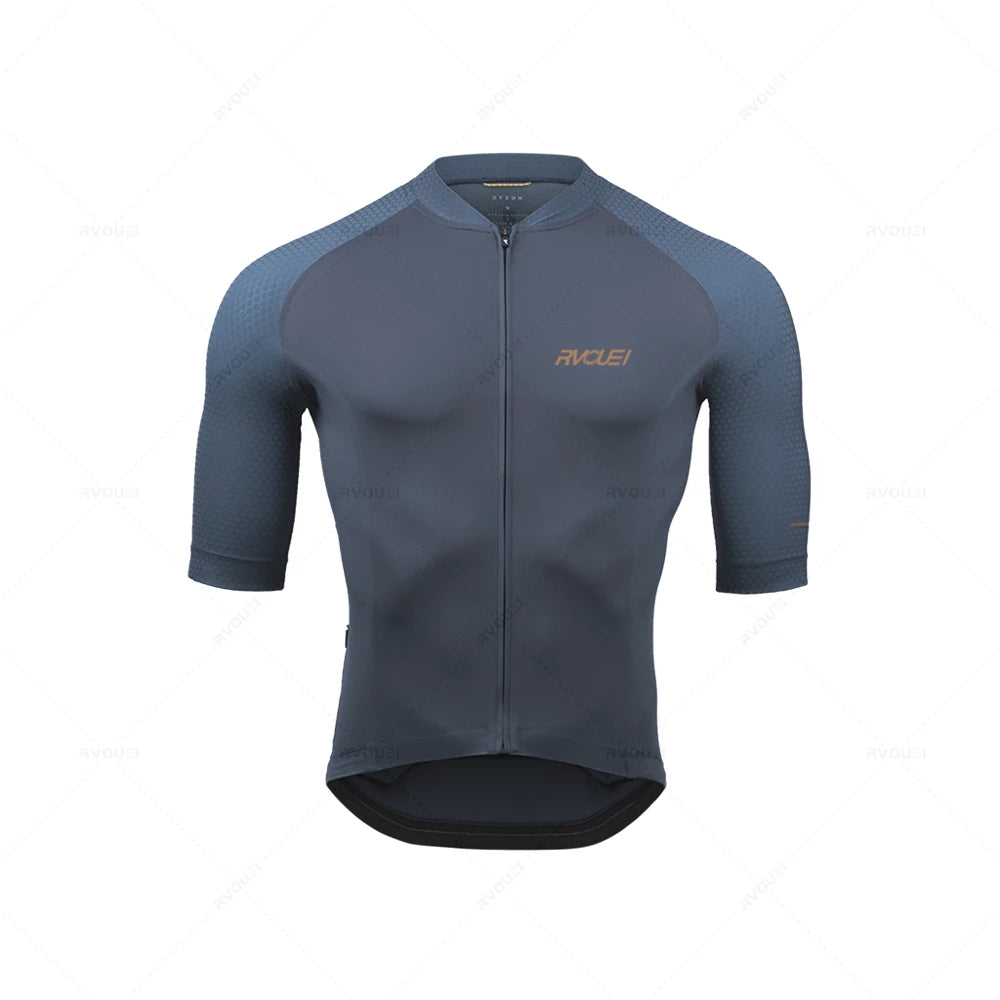 2027 Rvouei Pro Team Bicycle Clothing Men New Road Bike Wear Racing Clothes Breathable Cycling Jersey Set Ropa Ciclismo Maillot