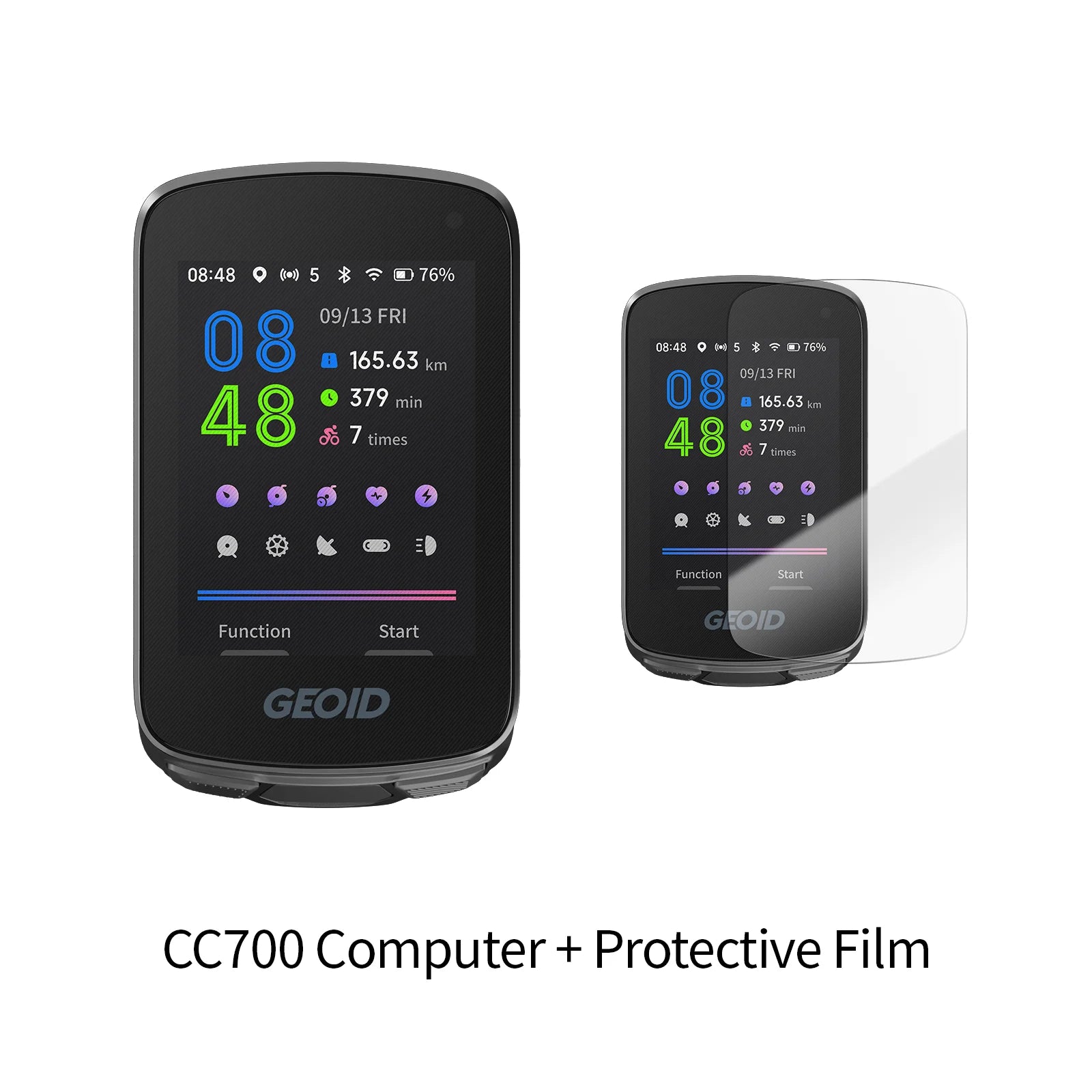 GEOID CC600/CC700 Bike Computer Wireless Color Screen Bicycle Speedometer ANT+ WIFI Cycling Speedometer IPX7 Waterproof Odometer