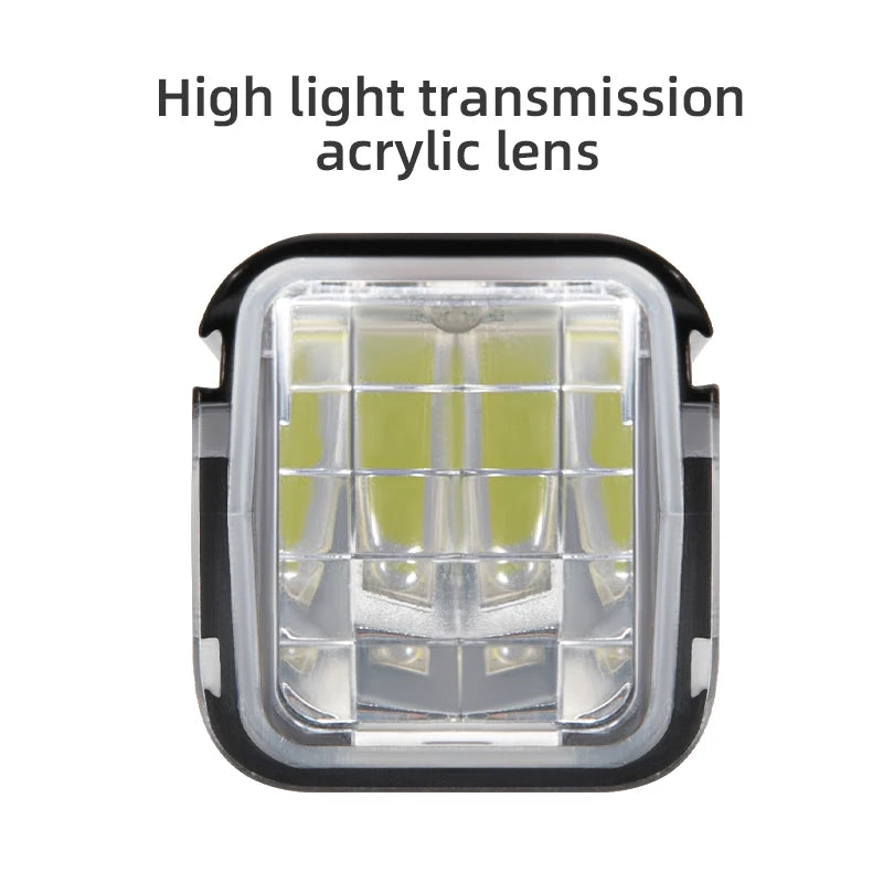 ROCKBROS Bicycle Light Type-C Rechargeable Light  MTB Road Bike Light LED Flashlight IPX6 Cycling Outdoor Headlight Accessories