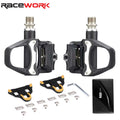 RACEWORK Road Bike Pedal Bearing Self-Locking Pedal For SHIMANO SPD SL System Bicycele Parts