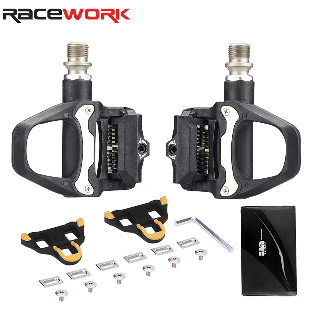 RACEWORK Road Bike Pedal Bearing Self-Locking Pedal For SHIMANO SPD SL System Bicycele Parts