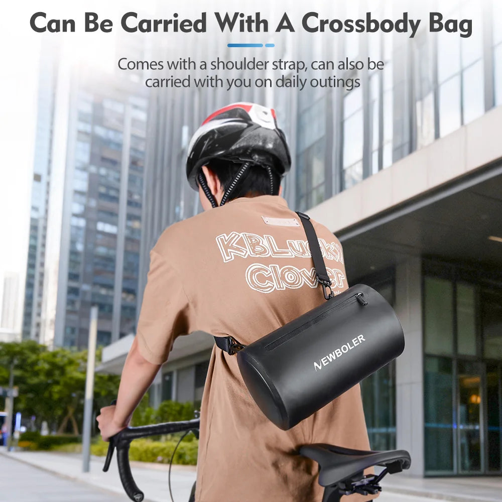 NEWBOLER 5L New Handlebar Bag Bicycle Bags Frame Pannier Bag Multifunction Portable Shoulder Bag Bike Accessories