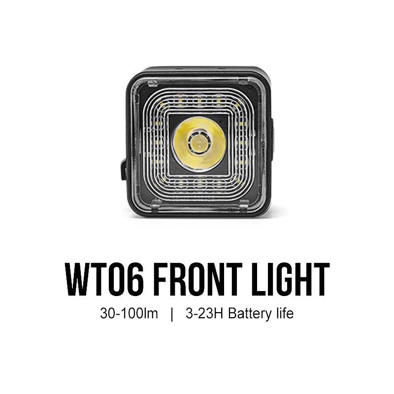Bicycle Smart Brake Sensing Light Front Rear Sets IP66 Waterproof MTB Road Bike Taillight USB Night Cycling Safety Lamp 120LM