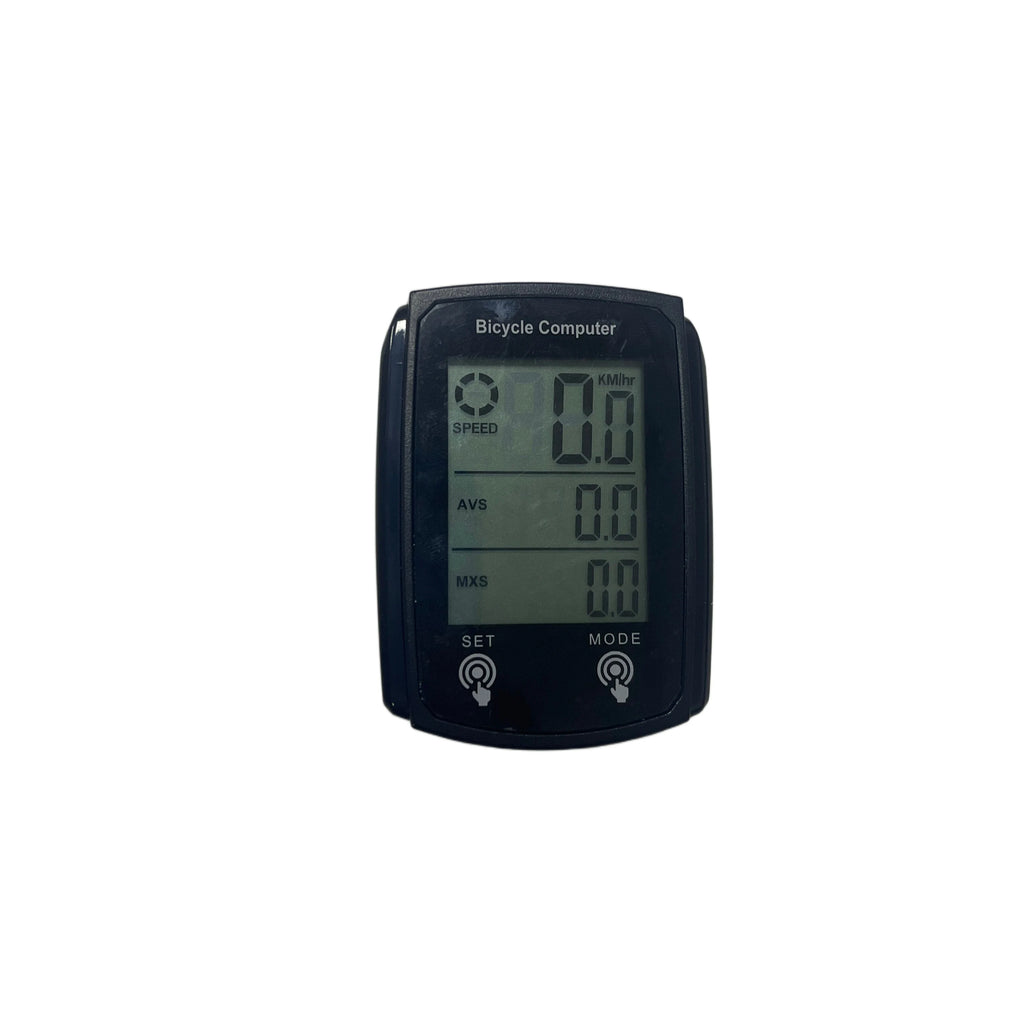 USB Luminous LCD Rechargeable Bicycle Computer Wired Speedometer - Road & Mountain Bike Cycling Odometer Speed Counter