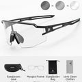 ROCKBROS Cycling Glasses Photochromic Polarized Lens Bike Glasses UV400 Protection Eyewear Sunglasses MTB Road Bicycle Goggles