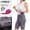 INBIKE Women's Cycling Bibs Pants High-waisted Summer Bike Shorts with Straps Shock Absorbing Bicycle Shorts MTB Cycling Clothes