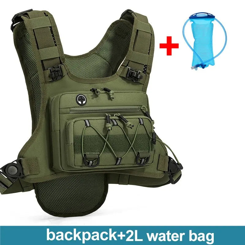 Running Chest Pack Hydration Vest For Cycling Hiking Bicycle Race Marathon Bag Men Women Sports Tactical Pouch Camping Backpack